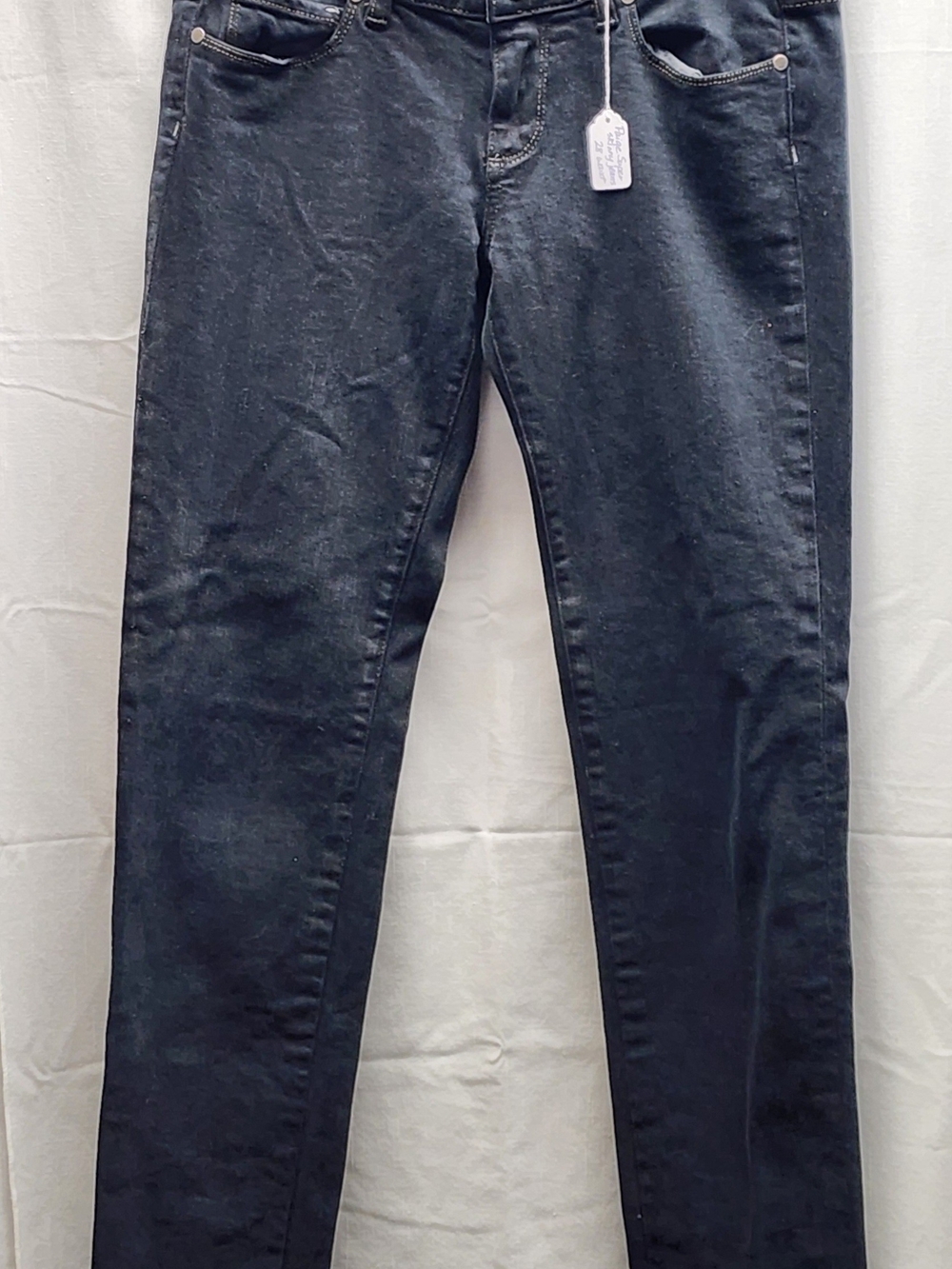 PAIGE Skinny Jeans with Subtle Fading
